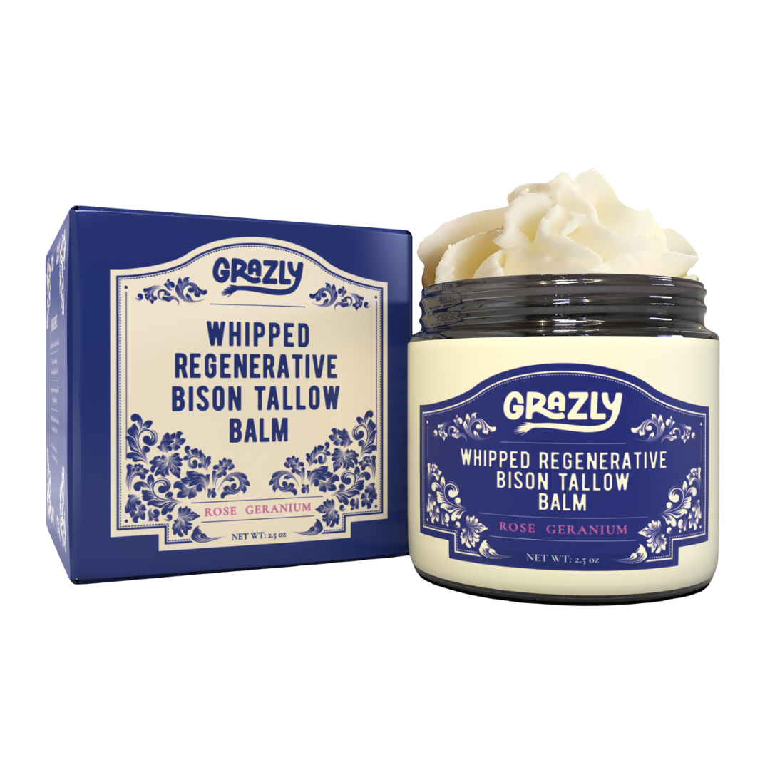 Whipped Bison Tallow & Manuka Honey Moisturizing Balm